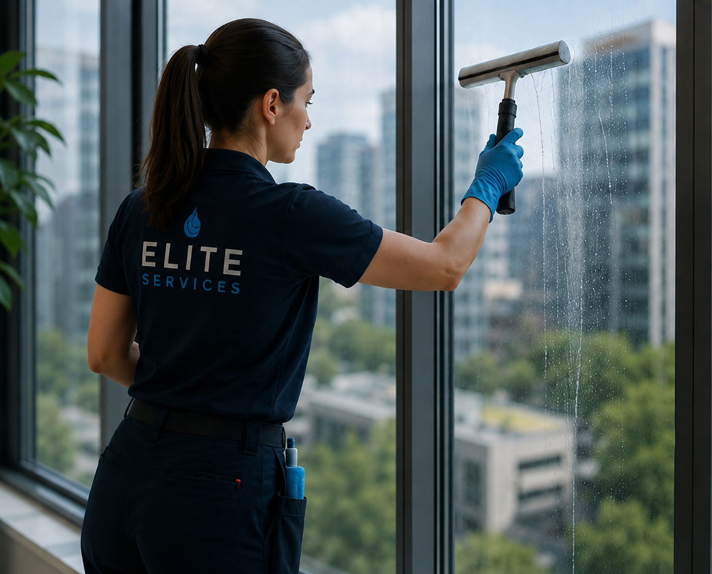 Lavage et nettoyage professionnel de vitres, vitrines et baies vitrées à Genève